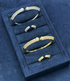 Floral Duo Sparkle Kada Set